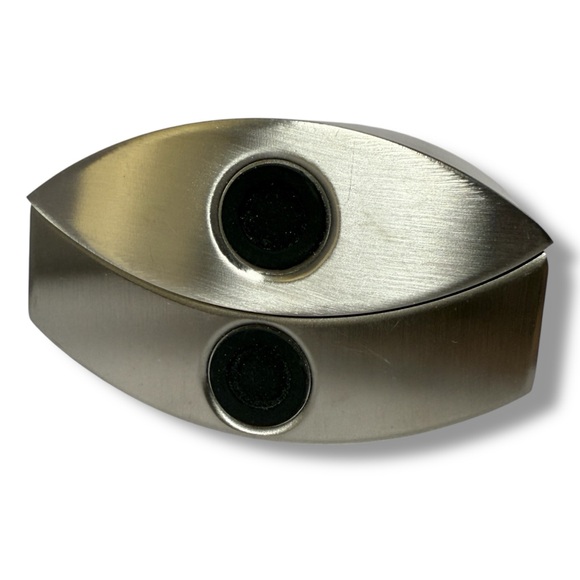 Stainless Steel Salt & Pepper Shaker Set Modern‎ Design 4oz American Metalcraft - Picture 9 of 9